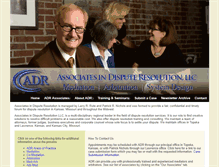Tablet Screenshot of adrmediate.com